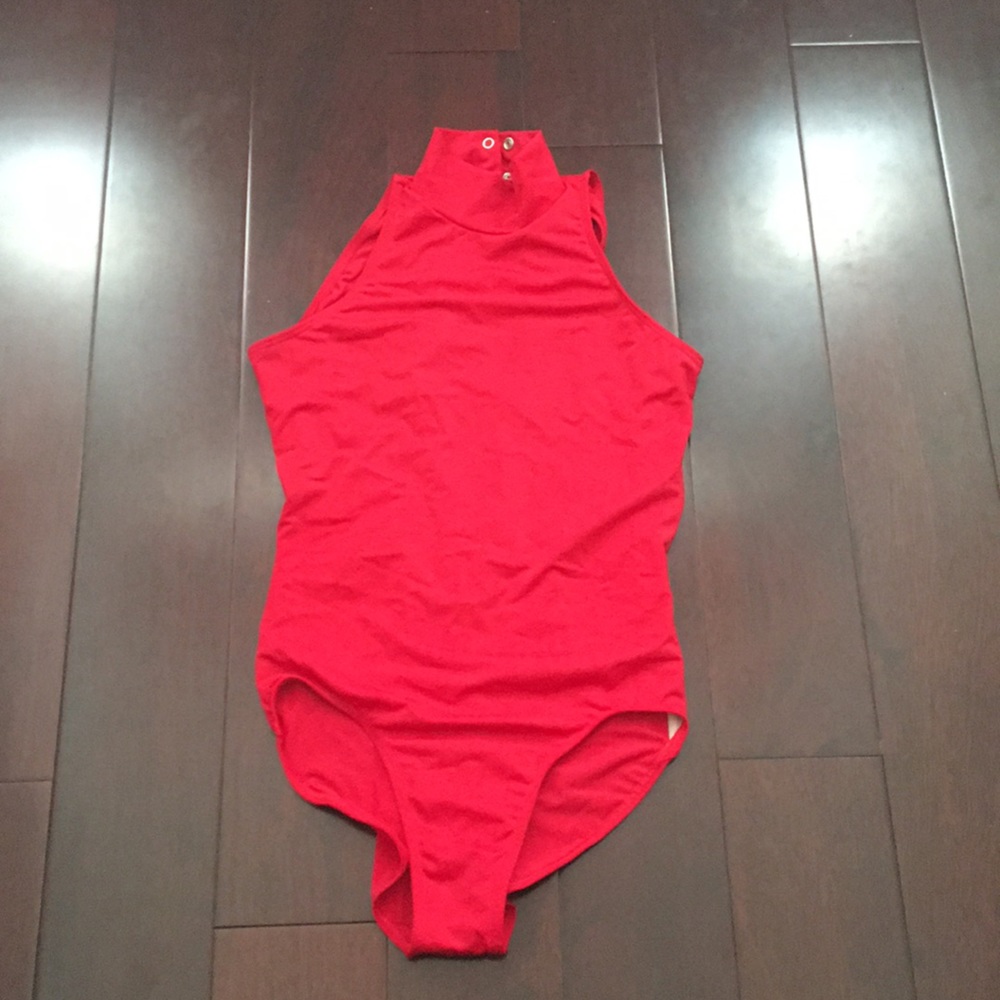 Balera Dancewear red leotard